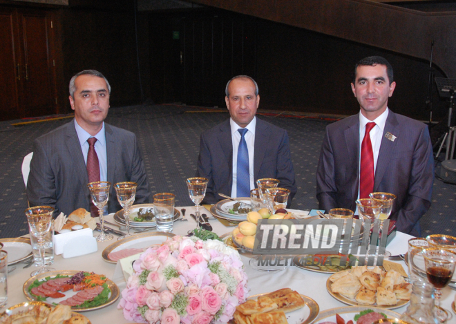 Media representatives receive awards in accordance with Azerbaijani president’s order. Baku, Azerbaijan, Jule 22, 2015